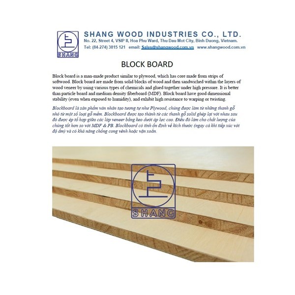 BLOCKBOARD INFOMATION